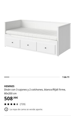 Cama nido HEMNES con cajones