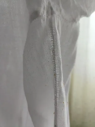 Camisa Blanca Ibicenca Talla L Rosso Ibiza