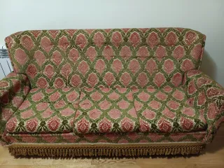 Conjunto Tresillo y Butacas Antiguas