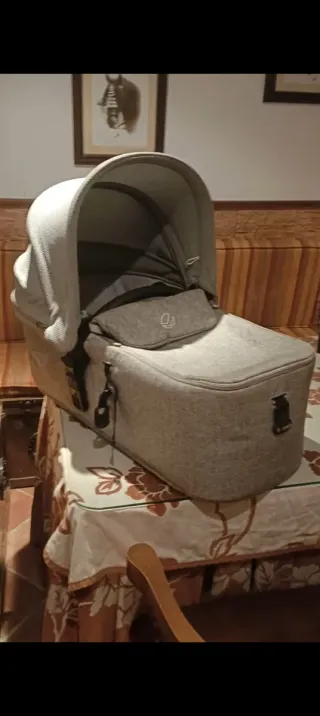 Carro de bebé 3 piezas gris