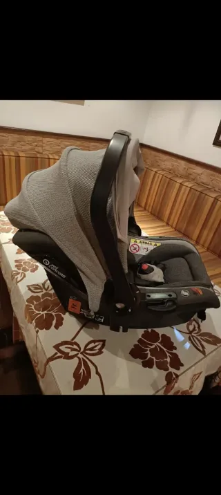 Carro de bebé 3 piezas gris