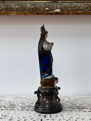 Figura Virgen Inmaculada con base