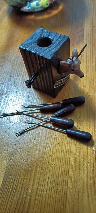 Juego de pinchos decorativos vintage