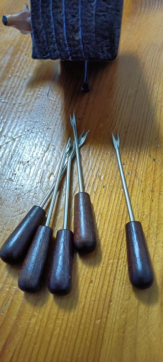 Juego de pinchos decorativos vintage