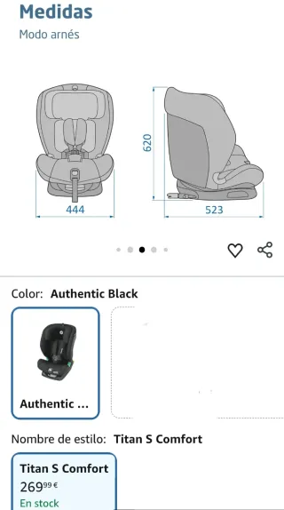 Maxi-Cosi Titan S Comfort i-Size silla de coche