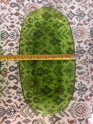 Bandejas Vintage Cristal Verde