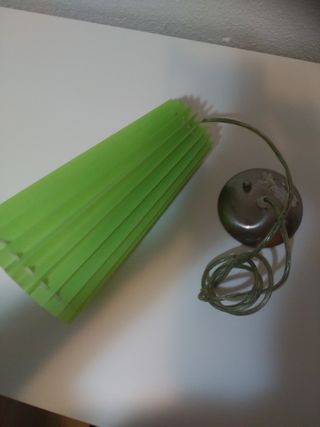 Lampara colgante pistacho