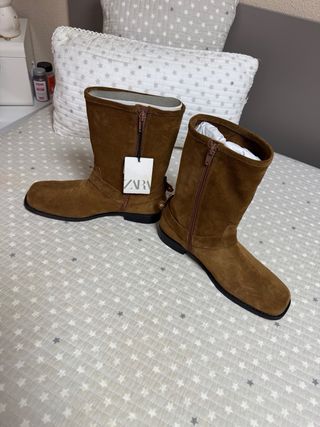 Botas Zara Marrones Talla 38!! Solo hoy 29