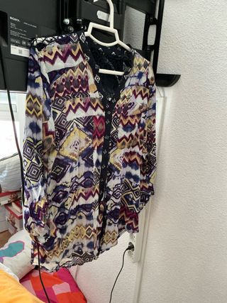 Camisa estampada multicolor