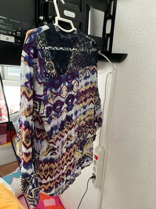 Camisa estampada multicolor