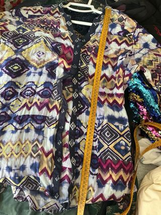 Camisa estampada multicolor