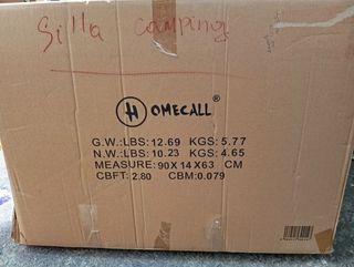 Silla Camping Plegable Gris