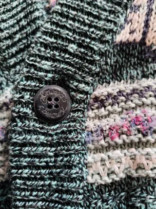 Vintage 90s Knit Vest Coogi Style Made in Italy