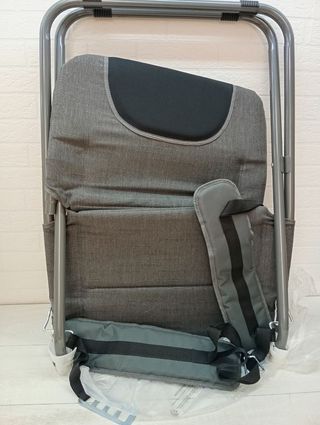 Silla Camping Plegable Gris