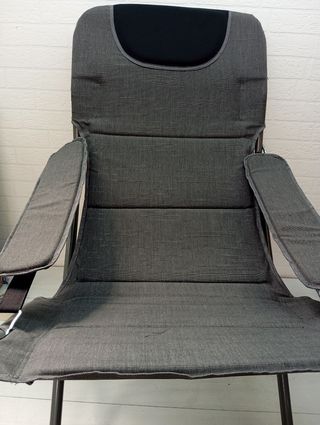 Silla Camping Plegable Gris