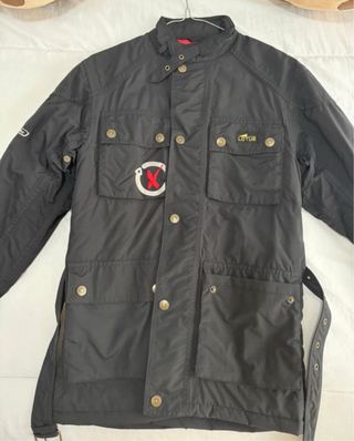 Chaqueta de moto jorge lorenzo negra