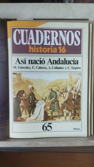Revistas Cuadernos historia 16 , tomo 7o con tapas