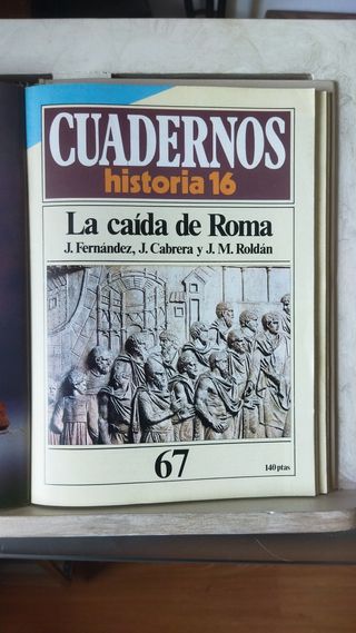Revistas Cuadernos historia 16 , tomo 7o con tapas