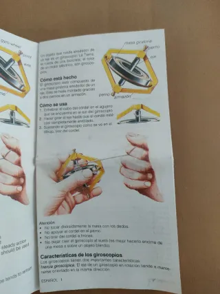 Peonza Giroscopio Space Wonder