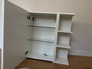 Estantería/armario baño blanco