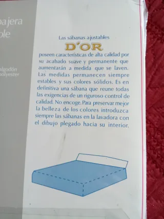 2 Sábanas Bajeras Ajustables Algodón/Poliéster