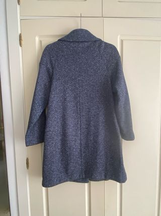 Abrigo azul espigueta calentito