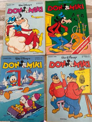 Lote 19 Tebeos Don Miki Walt Disney Antiguos