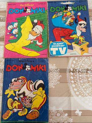 Lote 19 Tebeos Don Miki Walt Disney Antiguos