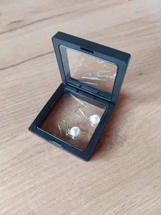 Orecchini perle bigiotteria argento