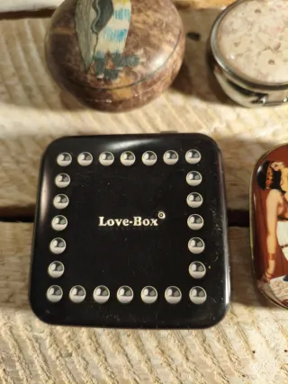 Lote de 8 cajitas decorativas vintage