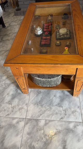 Mesa de centro madera, recoger en Escalona