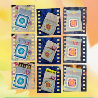 Fundas tejidas para libro