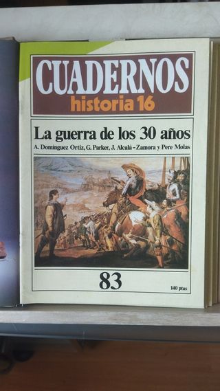 Revistas Cuadernos historia 16 , tomo 9o con tapas