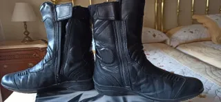 Botas de moto Falco negras mujer