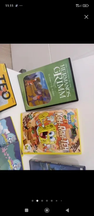 DVDs Infantiles: Nemo, Heidi, Dora