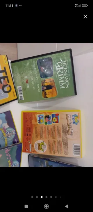 DVDs Infantiles: Nemo, Heidi, Dora