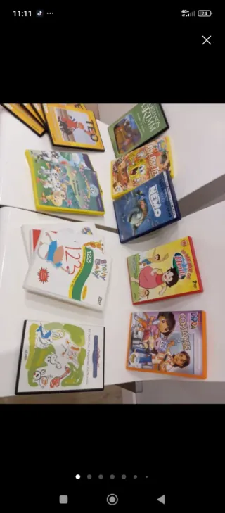 DVDs Infantiles: Nemo, Heidi, Dora