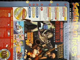 Revista Screen Fun año 2000 Guía Resident Evil 3