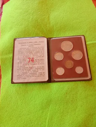 Colección Monedas Pruebas Numismáticas España 1974