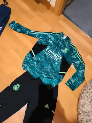 Chándal Real Madrid Adidas Verde y Negro