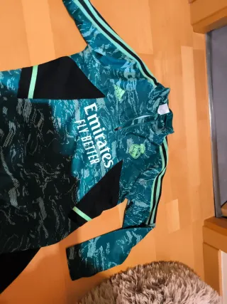 Chándal Real Madrid Adidas Verde y Negro