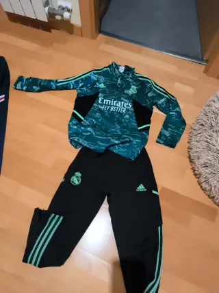 Chándal Real Madrid Adidas Verde y Negro