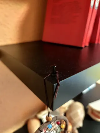 3 Estantes de pared negros