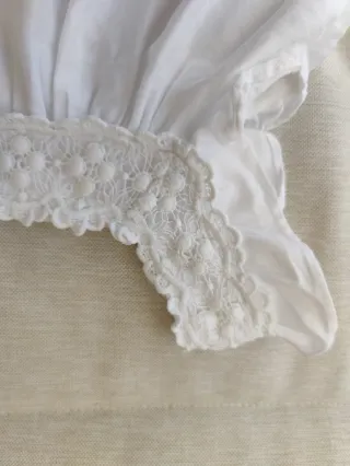 Vestido floral Mayoral 12 meses blanco y rosa