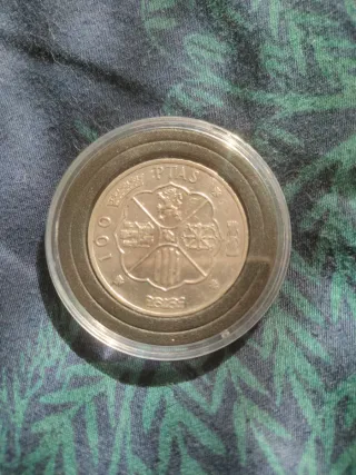 Moneda 100 Pesetas Plata 800 Franco