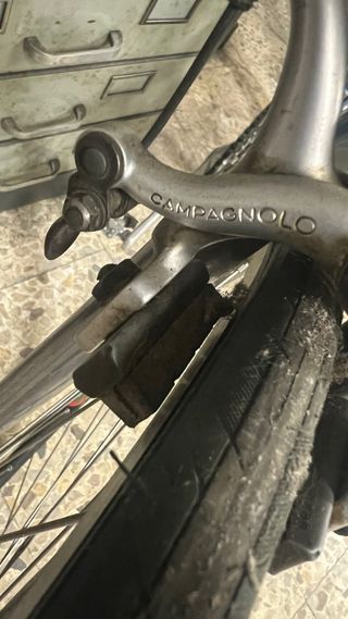 Bicicleta de carretera azul