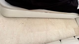 Canape abatible polipiel blanco