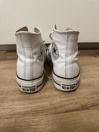 Converse Plataforma Blancas Talla 38