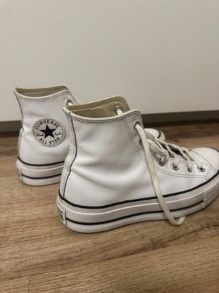 Converse Plataforma Blancas Talla 38
