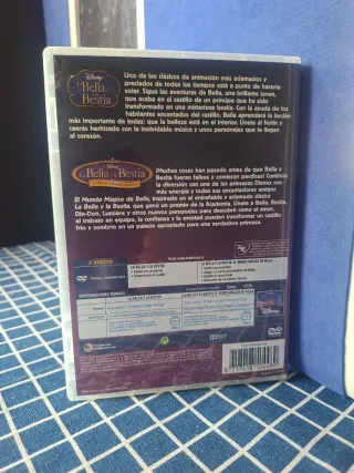 2 DVDs LA BELLA Y LA BESTIA ORIGINAL OFICIAL